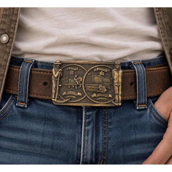 International Harvester Accessories - International Harvester Belt Buckle Spec Cast McCormick Reaper Axial Combine